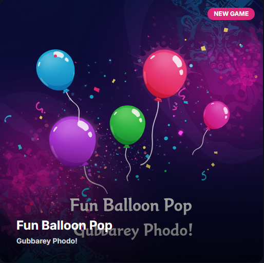 Fun Balloon Pop