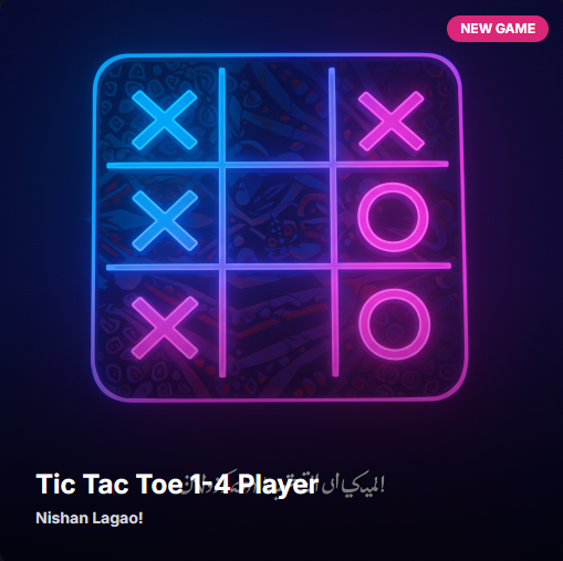Tic Tac Toe 1-4 Player